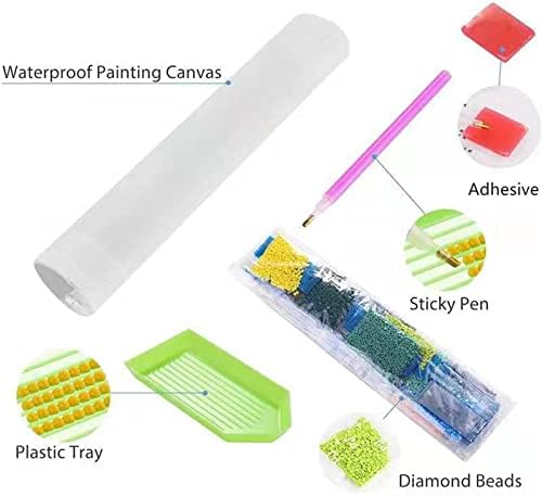 Kits de pintura de diamante Phalaenopsis, 5D DIAMENTOS DIES DOTS ARTE PARA ADULTOS KIT CRISTAL DE CRISTAL DE GEMOS FILIONAIS ADULTOS