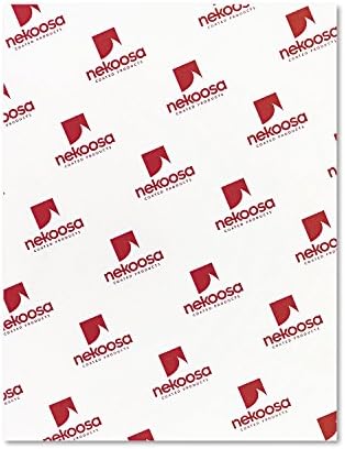 Nekoosa 17392 Fast Pack Digital sem carbono papel, 8-1/2 x 11, rosa/canário/branco, 2500/caixa
