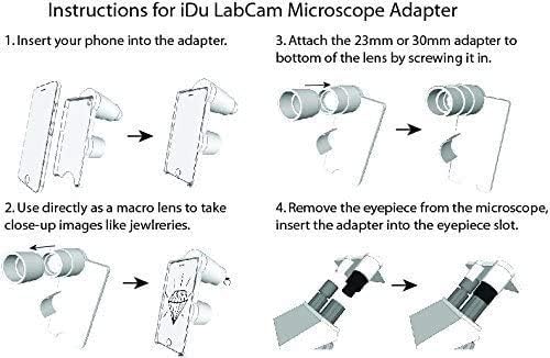 Adaptador de microscópio LABCAM para iPhone XS Max