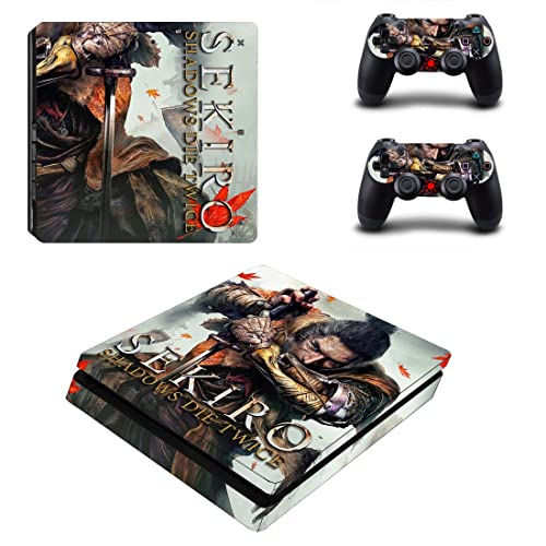 Jogo Sekirong Die e Shinobi Shadow PS4 ou PS5 Skin Stick para PlayStation 4 ou 5 Console e 2 Controladores Decalque