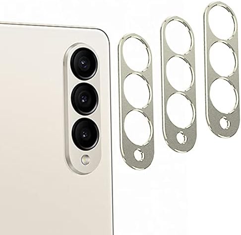 YQODSZ 3 pacote para Samsung Galaxy Z Fold 4 Protetor de câmera, Alumínio da câmera da câmera Câmera Resistente a filmes de