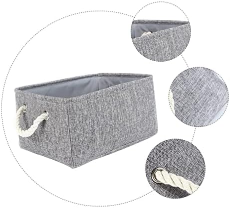 Zerodeko 1pc Best Storage Storage Box Box Roupas Bins de armazenamento BINS com tampas para roupas Roupas de roupas BIN de armazenamento para recipientes para brinquedos para brinquedos Caixa de linho