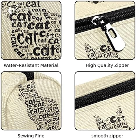 Caixa de lápis Guerotkr, bolsa de lápis, capa de caneta, bolsa de caneta, bolsa de lápis pequena, vintage de gato animal