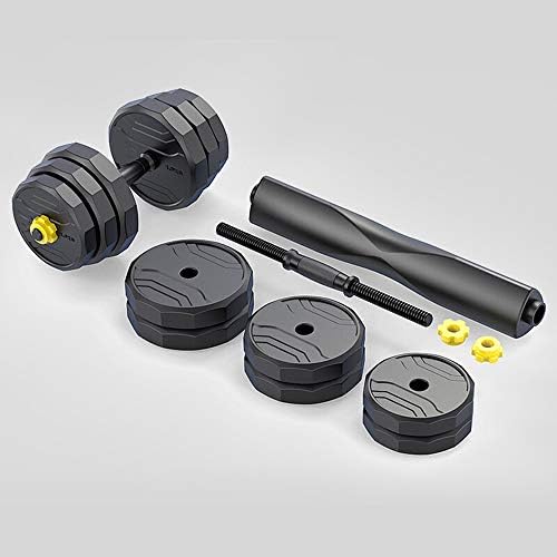 PMH Dumbbell, peso de halteres ajustáveis ​​com barra, equipamento de fitness de fitness combina com barra de barra, para exercício