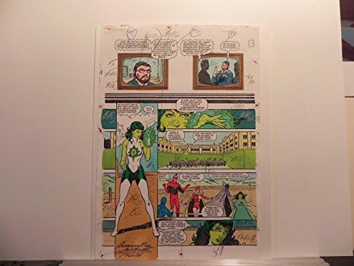 DC Comics Vol.115 3M Prova, colorido à mão Anthony Tollin, Adrienne Roy