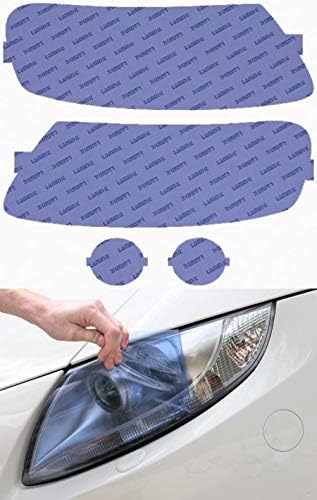 Tampas de farol azul de ajuste personalizado lamin-x para VW Touareg