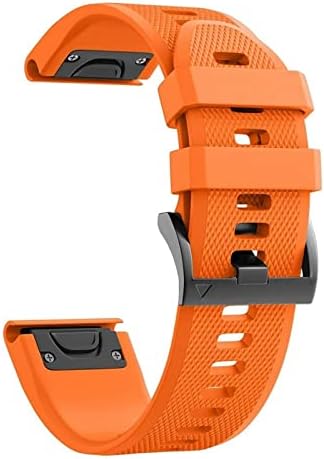 Axti 22 26mm Watch Band Silicone Strap Oficial para Garmin Fenix ​​5 5x 5splus 3 hr 6x 6 Pro Watch Redunda Fácil FIXA