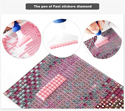 Kits de pintura de diamante DIY 5D para adultos, pinturas de bordados de broca completa de broca de broca de strass colado de