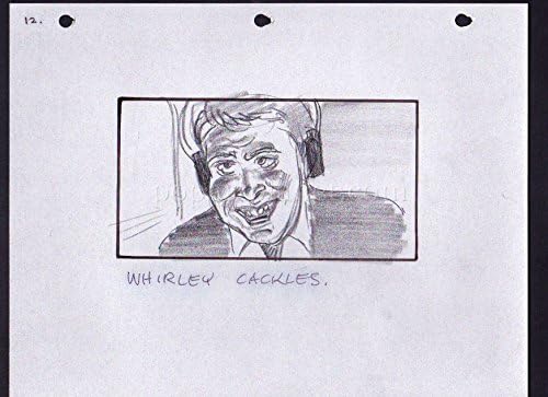 Dragnet 1987 Storyboard original Art Dan Aykroyd Tom Hanks Carl Aldana Whirley