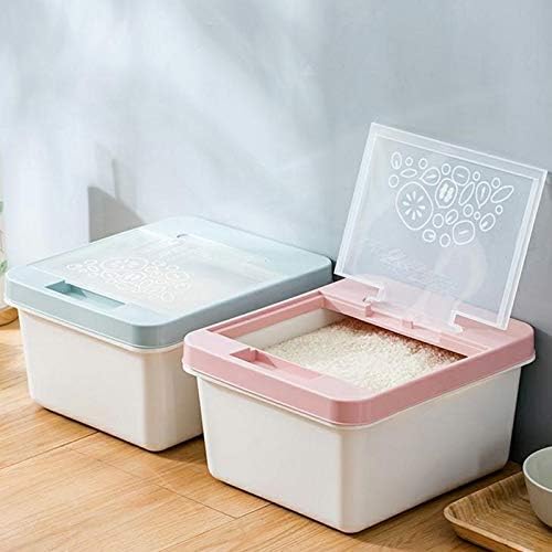 Lkyboa Kitchen Arroz Caixa de contêiner de arroz à prova d'água Rice Armazenamento de alimentos Organizador de cozinha de recipiente