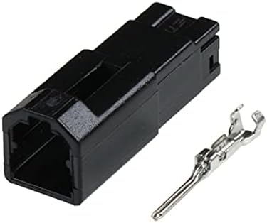 Koford 2 sets Tyco 2 Pin Car Orador Pug Tweeter Plug Pluret Electric Conector Male Feminino para MZD 174057-2 174056-2