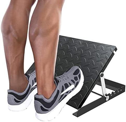 Placa inclinada de aço placa de inclinação ajustável Anti-deslizamento Placa de maca de bezerro para o pé de tornozelo que