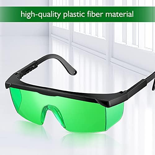 Óculos de aprimoramento a laser verde, óculos de segurança de proteção ocular elikliv para óculos de laser verde