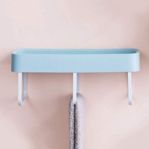 Prateleira uxzdx cujux para montagem na parede do banheiro, com ganchos de toalha ， para cozinhas prateleira de toalha
