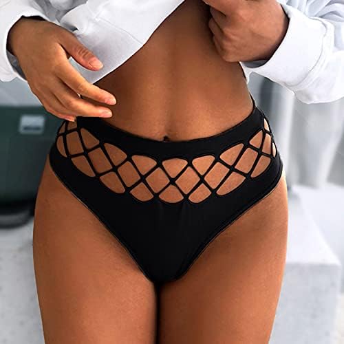 Mulheres Tangas de calcinha sexy Centro de calcinha para mulheres calcinha de calcinha de calcinha de renda Crochet para fora sem calcinha de muffin