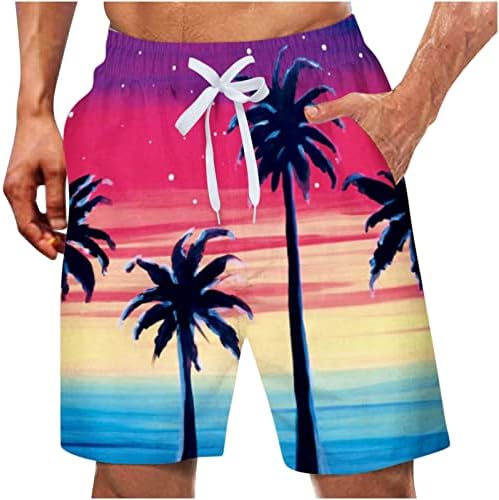 Shorts para homens shorts soltos encaixes tropicais elástica cintura elástica lamentações de praia com bolsos shorts básicos
