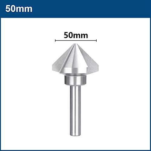 Bit de broca de rocha 4,5-50mm aço de alta velocidade 3 flauta 90 graus Câmera da ferramenta de perfuração de metal de madeira 1pcs