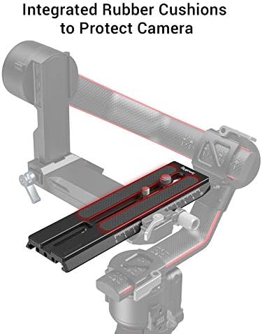 Câmera Smallrig Adaptador de placa de liberação rápida estendida para DJI Rs 2 / Rs 3 / Rs 3 Pro e para Ronin -S Gimbal