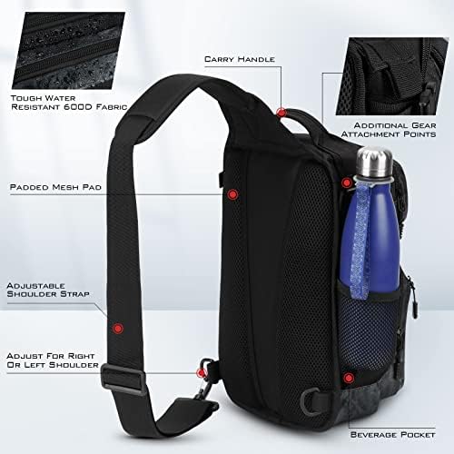 KASTKING BLOWBAK TATICAL SLING SLING STAGATE SACO - Mochila leve de pesca de estilingue - bolsa de ferramentas de estilingue para pescar camping de caça