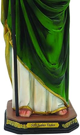 15 polegadas Saint Jude San Judas Tadeo St Santo Decoração Cristã Estátua Religante Presente Católico A Pilgrim Esculturas Casa Chapel Figura