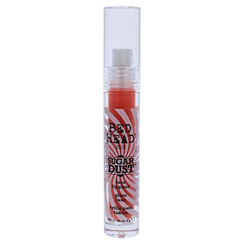 Tigi Bed Head Luxe Lip Gloss para mulheres, poeira de açúcar, 0,11 onças