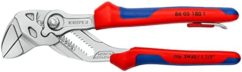 Knipex 86 05 180 T Pelas Tornilhas 7,09 com ponto de fixação da corda