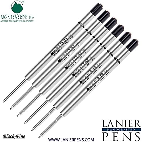 Lanier Combo Pack - 6 pacote - Monteverde® Capless Ceramic Gel ™ P42 RECILLE COMPATÍVEL DE