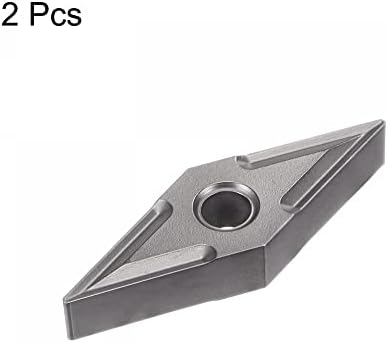 UXCELL CARBIDE Turn Inserts VNMG160404MS Turning Turning Cutting Tool para o suporte da série de DV 2pcs