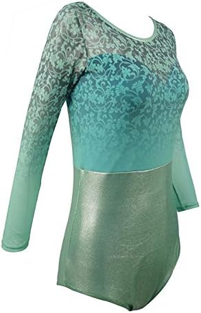 Liuhuo Ginástica Leotards Girls Gradiente Spandex Women Ballet Unitards