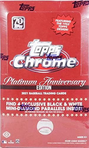 2021 Topps Chrome Baseball Platinum Anniversary Lite Box