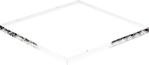 PLYMOR CLARE ACRYLIC STACTE STANDED-IDEIRA BASE, 2 W x 2 D x 0,25 H, pacote de 12