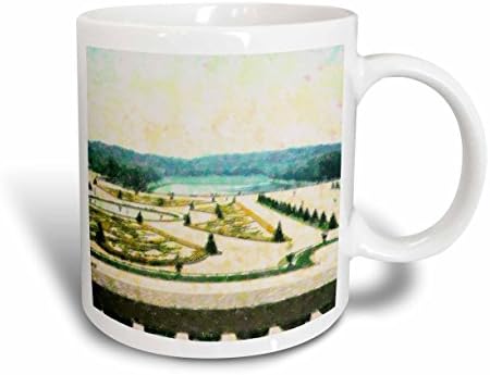 3drose versailles garden-cerâmica caneca, 11 oz, multicolorida