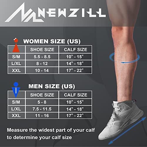 Meias de compressão médica de Newzill para mulheres e homens circulação 20-30 mmhg, melhor para a execução de viagens de caminhada em enfermagem atlética