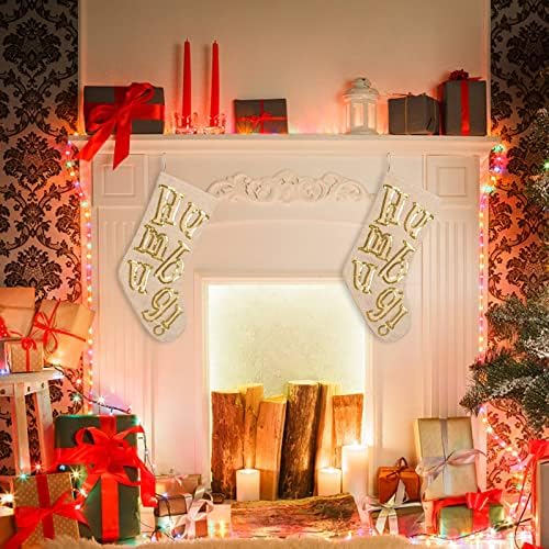 Páscoa de papel Pacote de doces Meias de lareira personalizada Decorações de casas de Natal e acessórios para festas