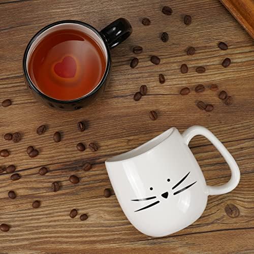 KOOLKATKOO 13 OZ CATO CATO CATO DE CATURA PARA CATO ARMANTES DE CATOS CAIXO PREFESS DE TEA DE CORAÇÃO PARA MAN MOMINO MOM