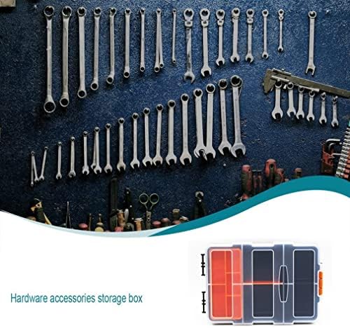 JKUYWX Caixa de ferramentas grande de manutenção doméstica Caixa de ferramentas multifuncionais de hardware ABS Caixa anti-queda
