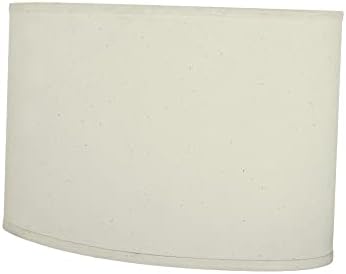 Aspen Creative 37041 Transição Oval em forma de capa de construção de capa dura de capa dura em Off-White, 16 1/2 de largura x x 11