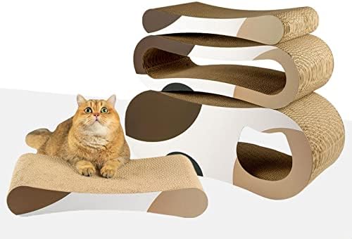Cartão genérico de gato de gato 3x leito de arranhão corrugado impede a postagem de suprimentos de brinquedos para mobiliário de