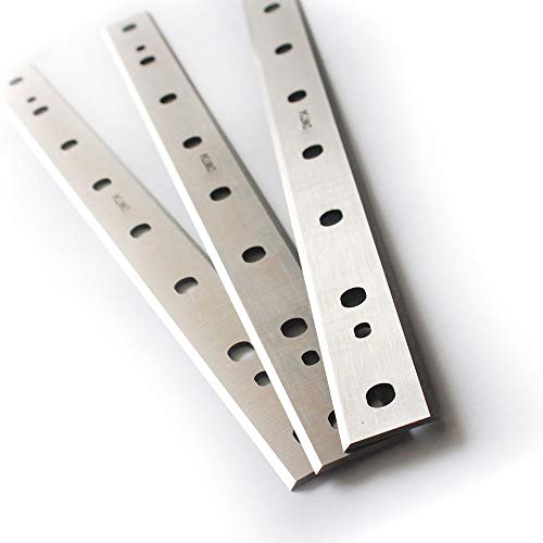 Oscarbide 12-1/2 polegadas Blades Planer para Dewalt DW734 Planer, facas da plaina de substituição DW7342,3 PCS/SET