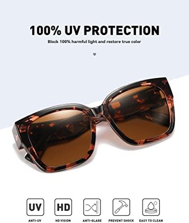 Meetsun Oversized Fit sobre óculos de sol para homens para homens grandes envoltórios em torno de óculos de sol polarizados para impulsionar a proteção UV