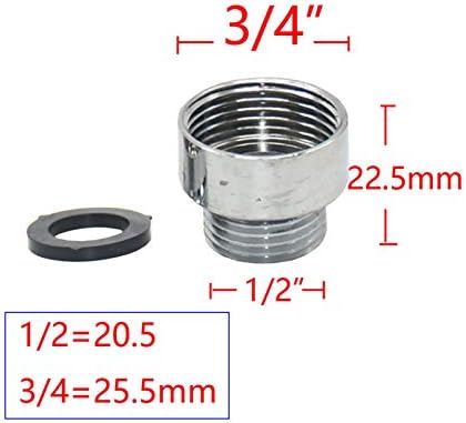 Acessórios de conexão de mangueira de jardim de latão de 1/2 polegada a 3/4 3/8 conector rosqueado masculino 1/2 3/4 3/8 fêmea