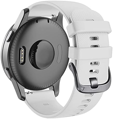WTUKMO 22mm Sport Silicone Watch Band Strap for Garmin Active/ Venu 2/ Vivoactive 4/ Forerunner 745 Pulseira de substituição