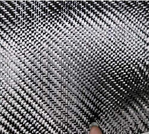 Co-partes de tecido de pano de fibra de carbono preto 200g 19,5 Wide 3k Weave 78,5 de comprimento