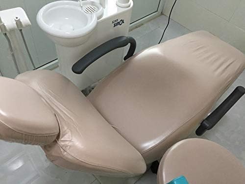 1 Conjunto de cadeira dental cadeira de chaque capa de mangas protetora Costo de cabeça de cabeça PU PU WaterPoof Easy limpo