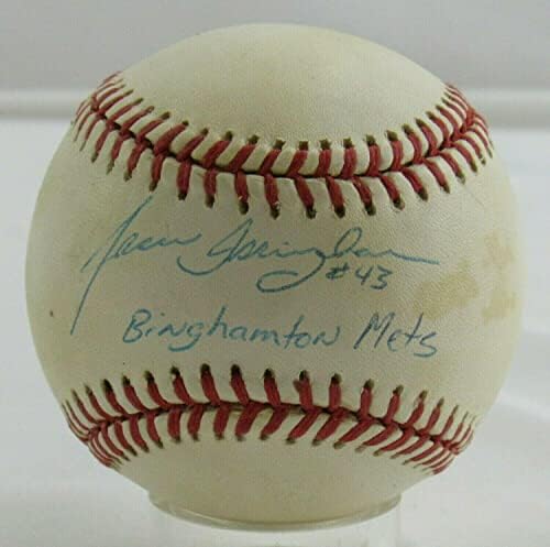 Jason Isringhausen assinado Autograph Autograph Rawlings Baseball B100 - Bolalls autografados