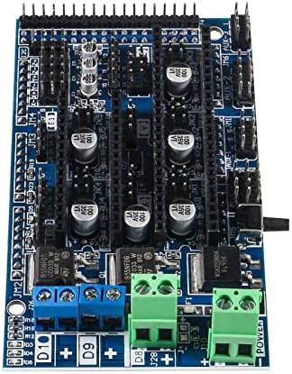 2 Rampas de impressora 3D do pacote 1.6 Painel de controle de expansão da placa do controlador com dissipação de calor compatível com rampas de reprusa prusa mendel 1.4/1.5 Substituição