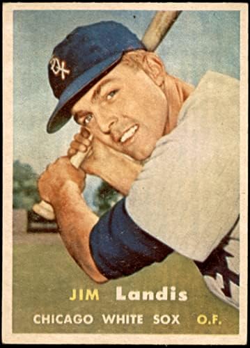 1957 Topps # 375 Jim Landis Chicago White Sox Ex+ White Sox