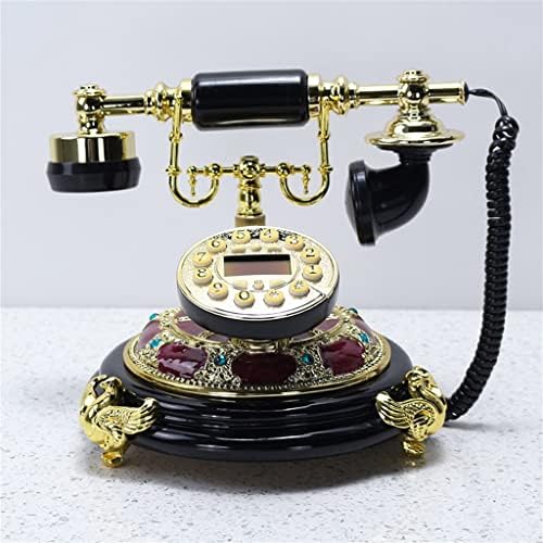 Trexd telefoned ornamentos de estilo americano estilo retro europeu de mesa de cabeceira decoração de console doméstico