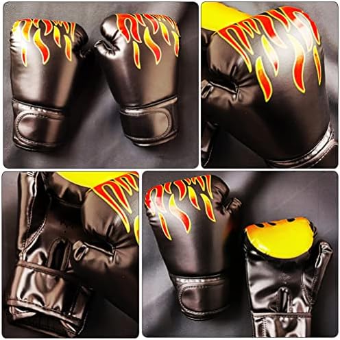 Besportble Kids Boxing Luvas 1 Par Luvas de Treinamento de Boxe Juvenil Criança Muay Thai Mitts Beginners Sparring Luvas para Kickboxing Punching Bag