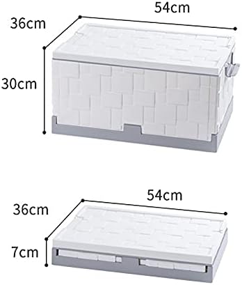 Caixa de armazenamento dobrável de plástico, caixas de armazenamento dobráveis ​​empilháveis ​​Organizador de cubos